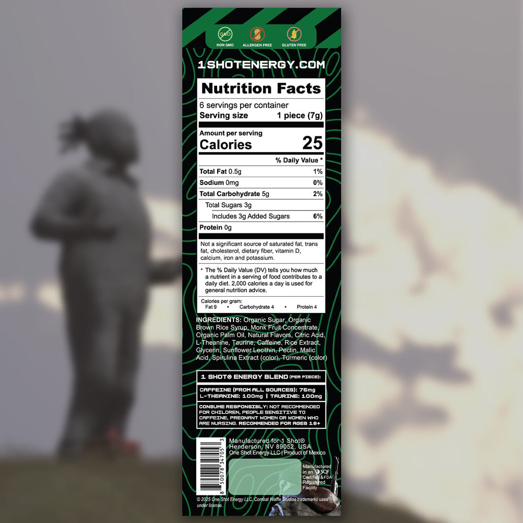 Toxic Limeade Energy Chews ft. Ghosts of Tabor (6 Piece Sleeve)